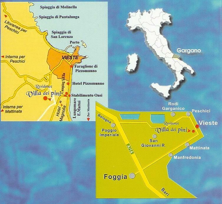 Villa dei pini Vieste Esterno foto